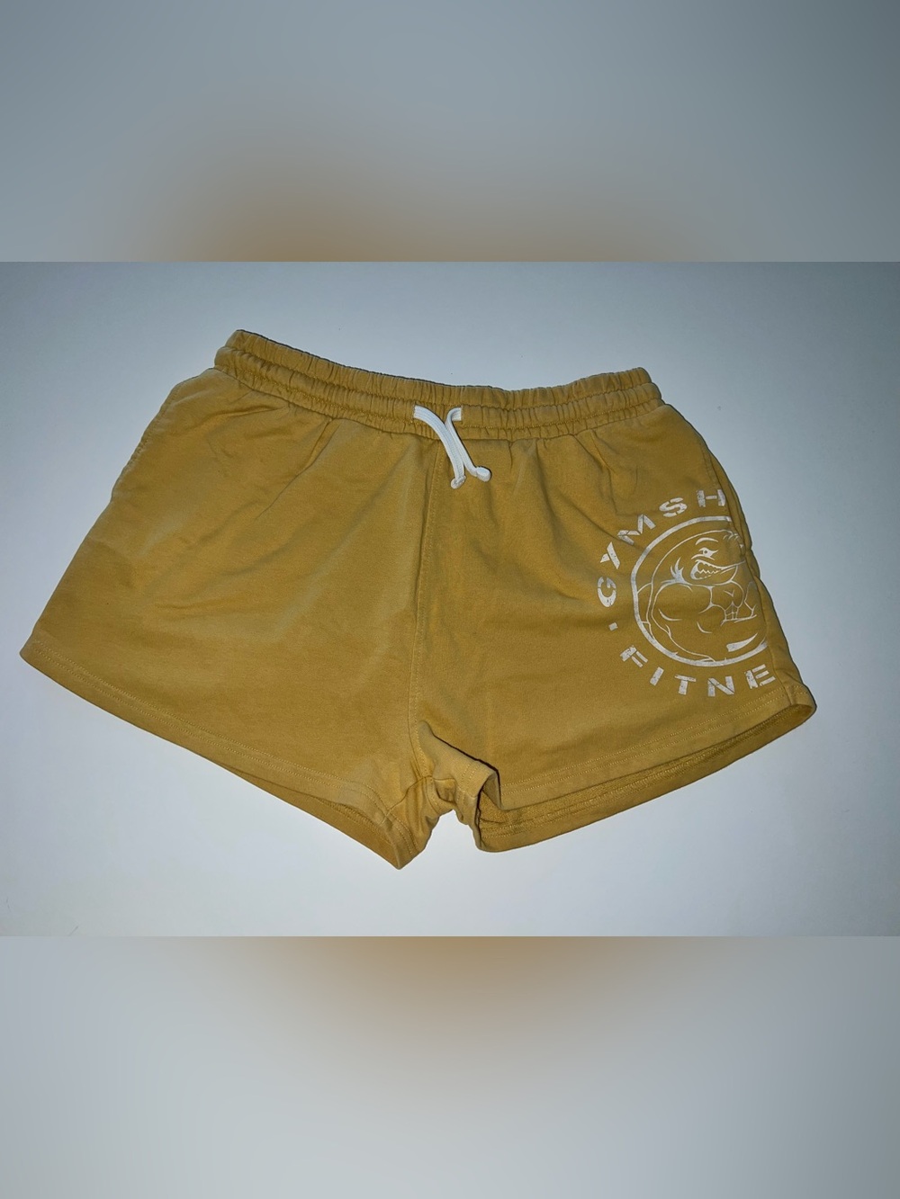 Gymshark Women’s Mustard Drawstring Fitness Shorts